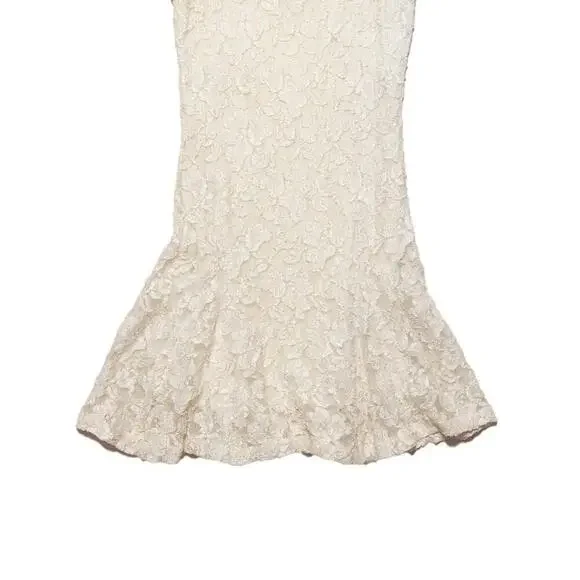 SOLD SOLD SOLD Vintage 90's Betsey Johnson LUXE Ivory Lace Slip Dress - Picture 8 of 15